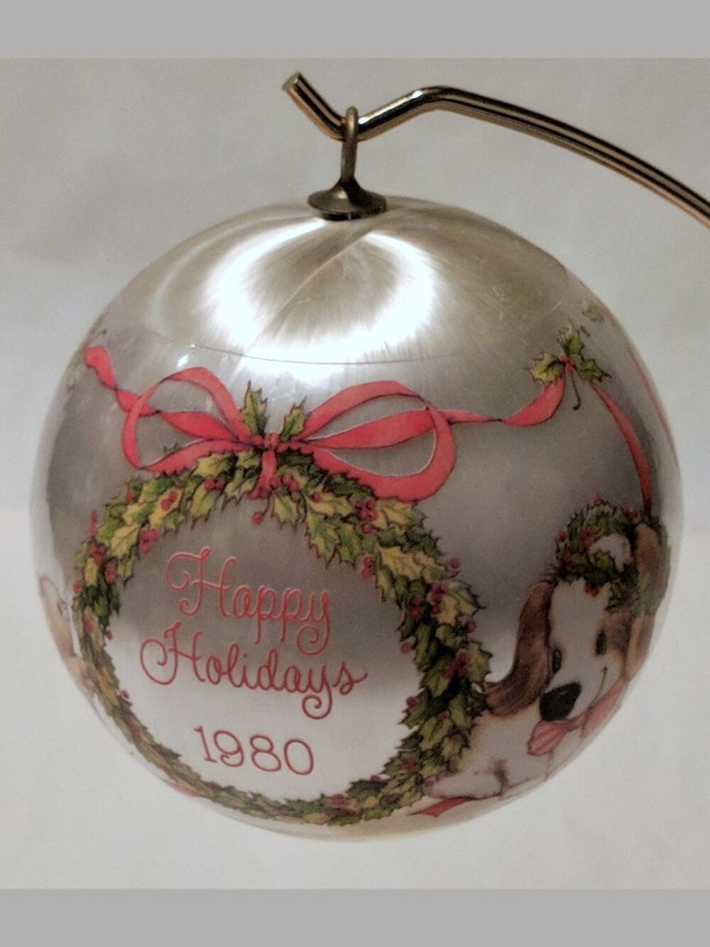 NEW Ambassador Holiday House Collection ANGELOVE 1980 Satin Ornament